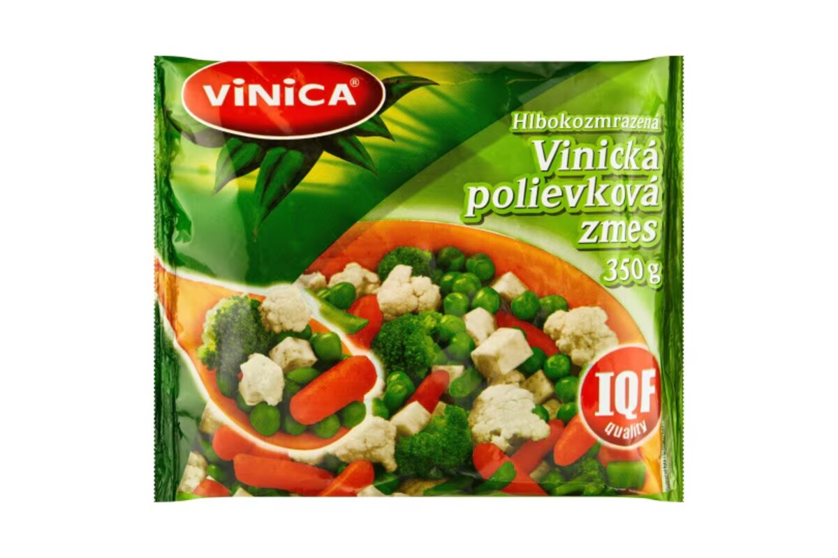 Polievková zeleninová zmes mrazená 400 g Vinica