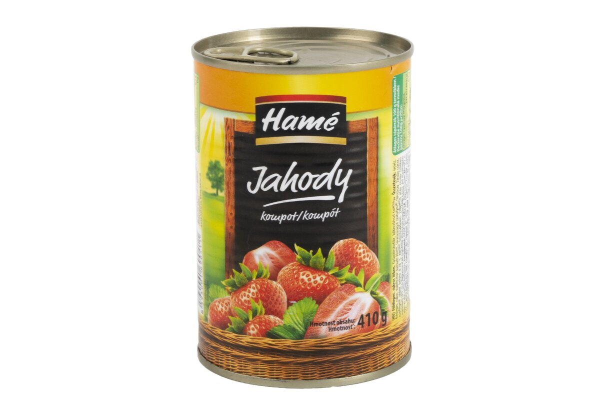 Jahodový kompót 425ml 4-5