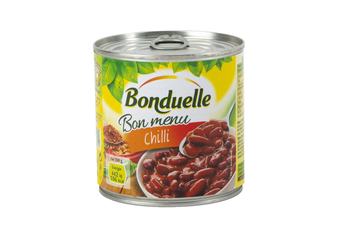 Fazuľa Bonduelle v pálivej omáčke 430g 10-9