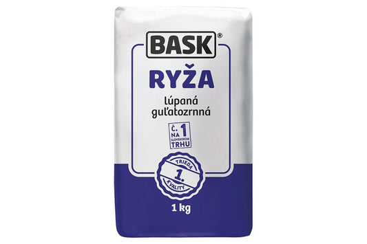 Ryža guľatozrnná BASK 1 kg  5-5