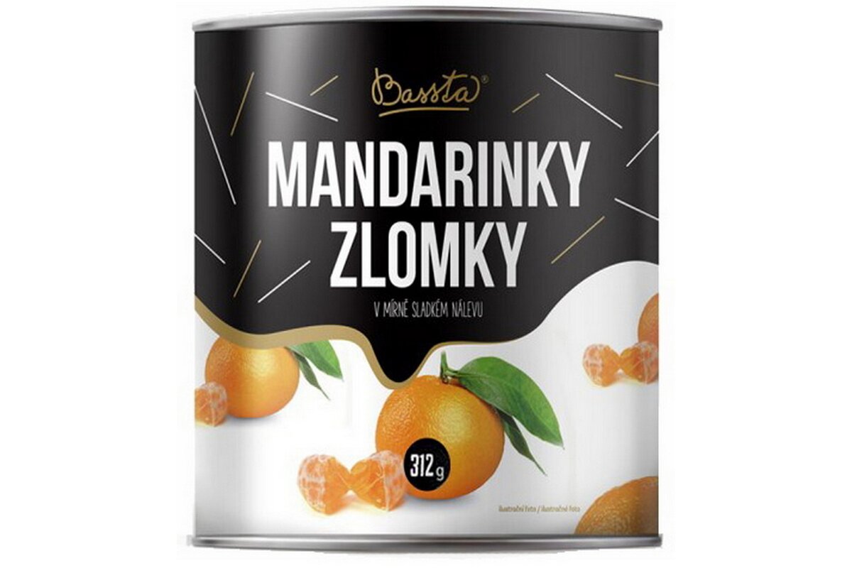 Mandarínky lúpané 312g  4-6