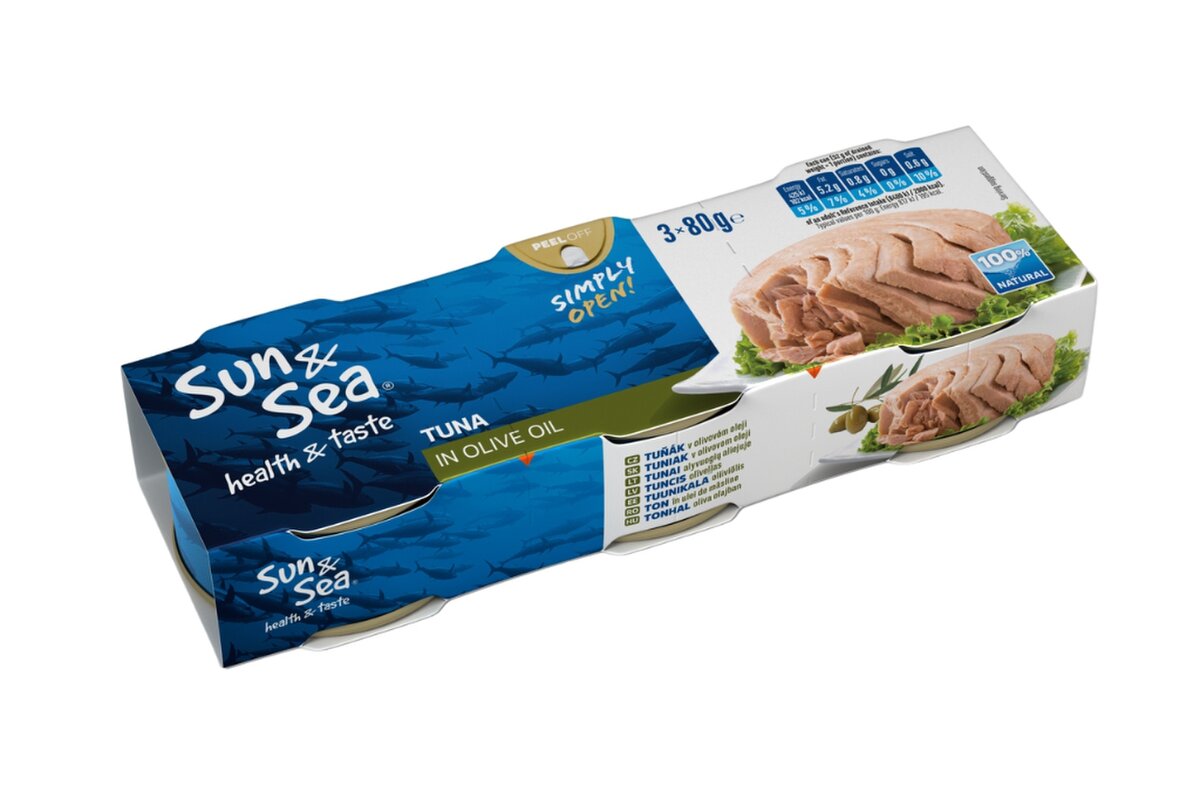 Tuniak steak v olivovom oleji 3 x 80 g