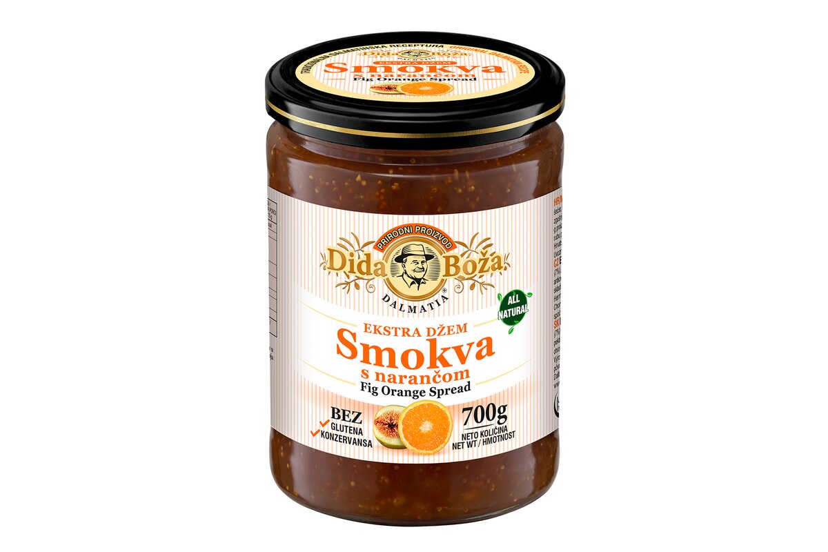 Figový džem s pomarančom 700 g Dida Boža