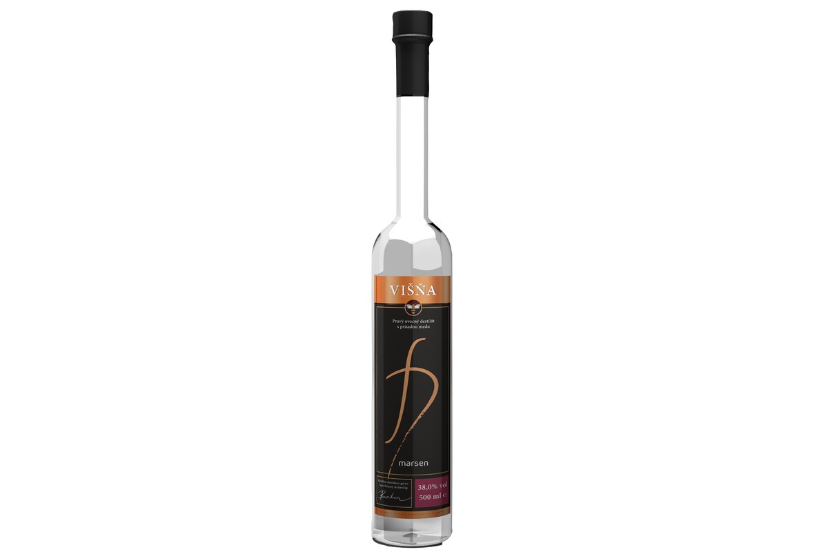 Marsen - Višňa destilovaná s medom 38% 0,5 l
