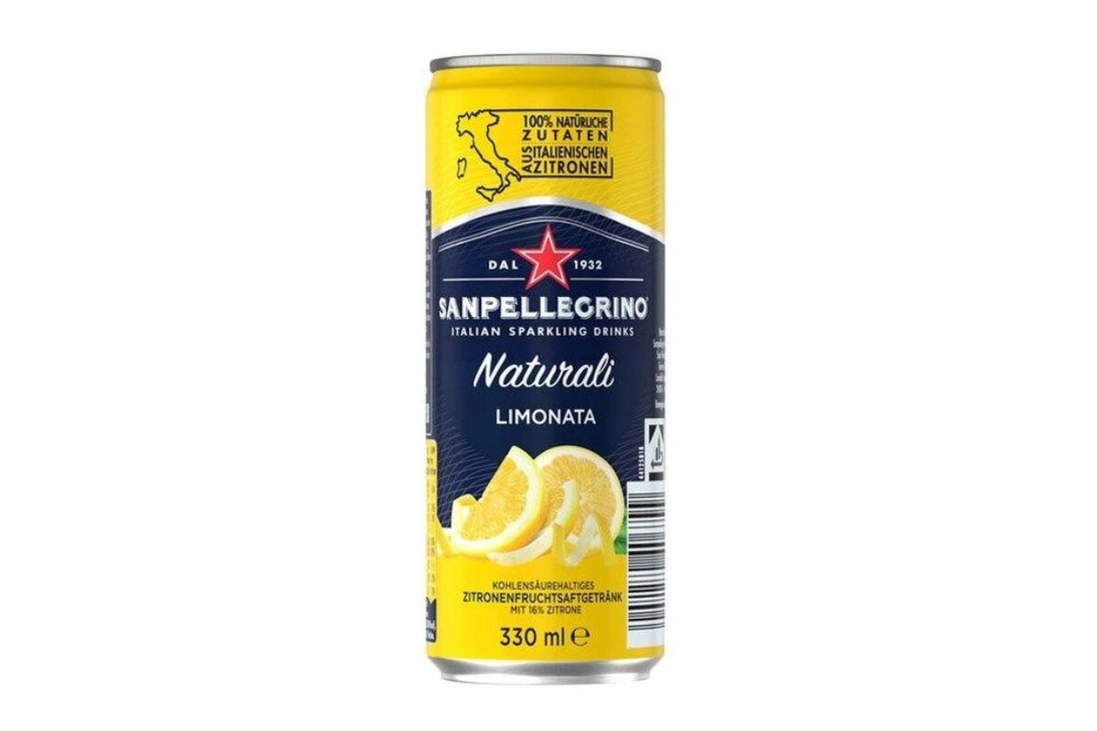 SANPELLEGRINO Citrón plechovka 330 ml 160-2